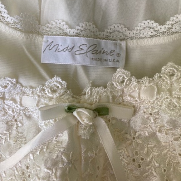 1960's Miss Elaine Waltz Length Nightgown - Picture 4 of 9